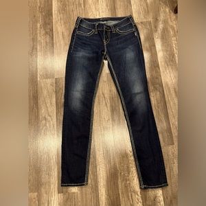 Silver Suki Jeggings w28/L31 new without tags